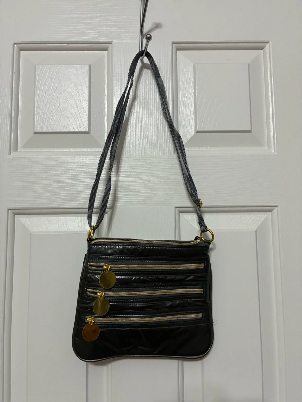 Pewter Crossbody purse